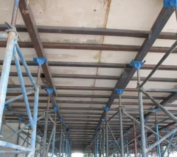 داربست زیر بتن